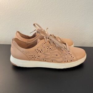 Cole Haan Women’s Pink Leather Sneakers Size 5.5‎